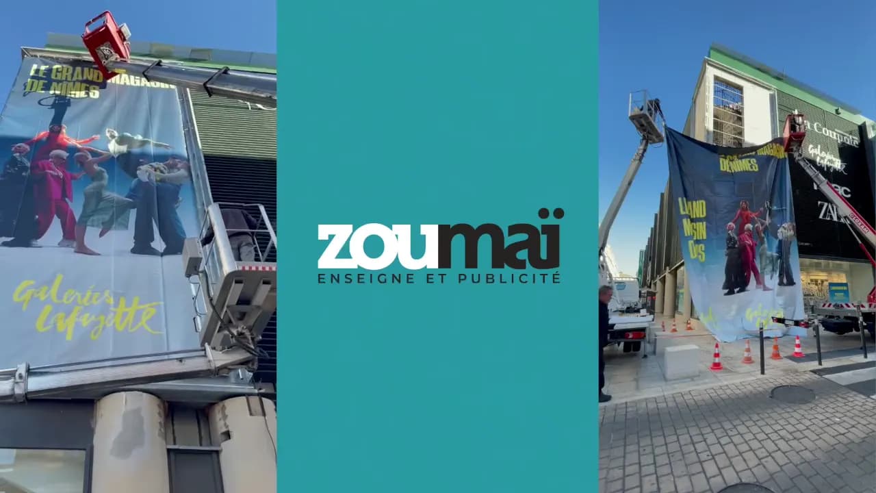 Atelier de signalétique Zou Maï à Calvisson, Gard — fabrication d'enseignes lumineuses LED